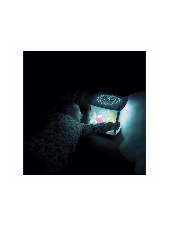 Trousselier Led Περιστρεφόμενο Παιδικό Φωτιστικό Projector Princess με Προβολή Αστεριών Πολύχρωμο