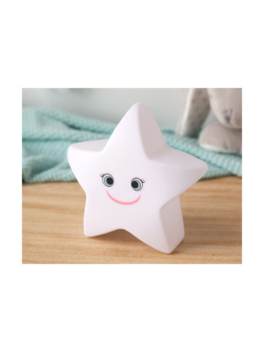Kiokids Led Kids Decorative Lamp Little star with Color Changes White 15x13cm