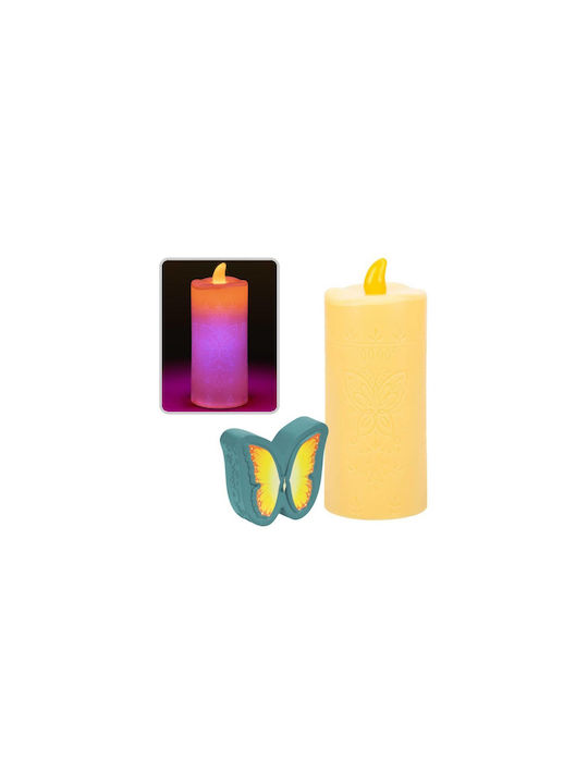 Paladone Детско Декоративно Осветително Тяло Disney Encanto - Candle Light With Butterfly Remote Бежово 17.7x7.3x7.3см