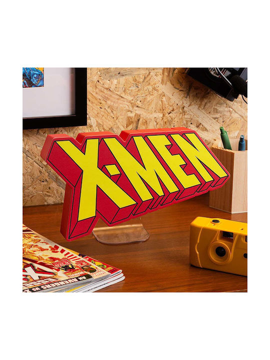 Paladone Kinder Tischlampe X-men mit Projektor Thema Entwürfe Farbwechsel 30x10cm