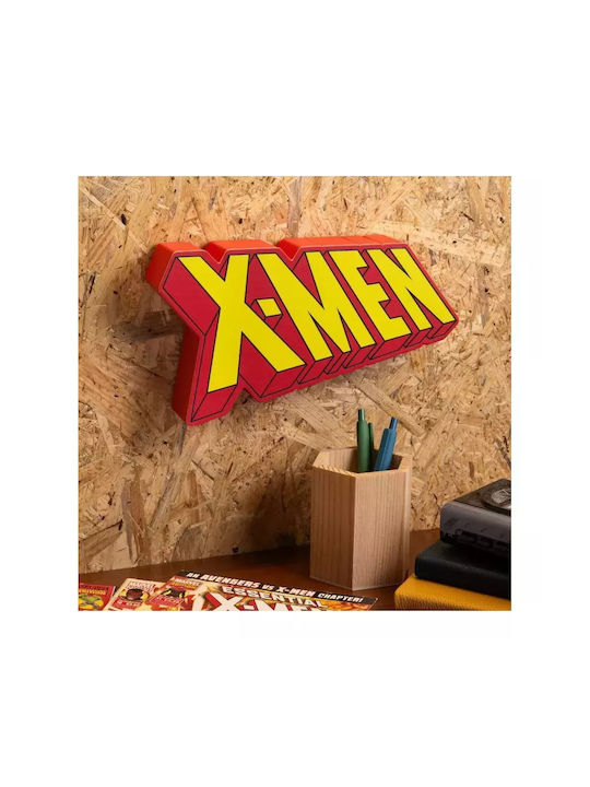 Paladone Kinder Tischlampe X-men mit Projektor Thema Entwürfe Farbwechsel 30x10cm