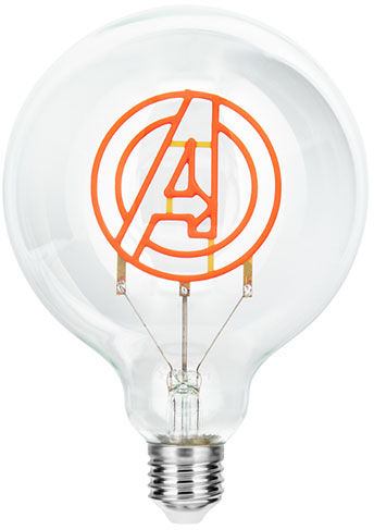 Paladone Led Kids Decorative Lamp Avengers Red 15x12.5cm