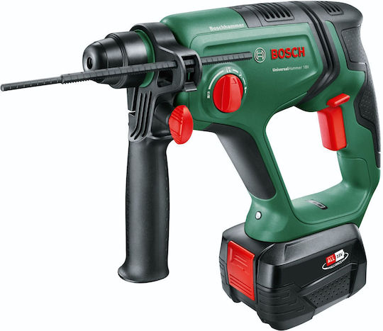 Bosch UniversalHammer Σκαπτικό Πιστολέτο Μπαταρίας 18V με Υποδοχή SDS Plus 06039D6004