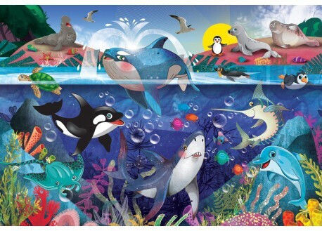 Παιδικό Puzzle Περιπέτεια στη Θάλασσα για 4+ Ετών 48pcs Ελληνοεκδοτική