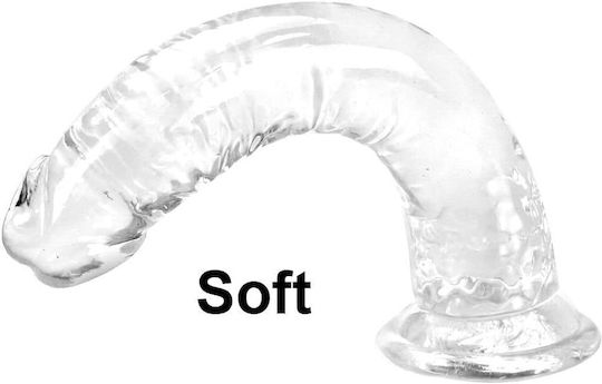 SMD Vanguard Set of 3 (18 / 21 / 23cm) Glass Dildo With Suction Cup Clear