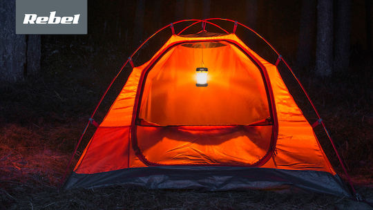 Rebel Led Battery Lantern for Camping with Flashlight 100lm 1W