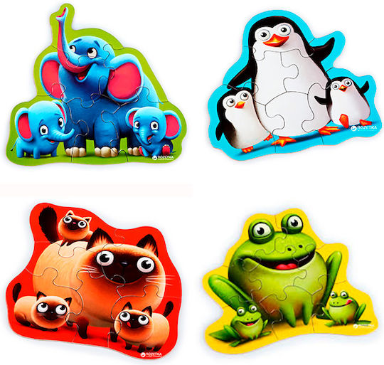 Παιδικό Puzzle Family Match για 3+ Ετών 5pcs Cubika
