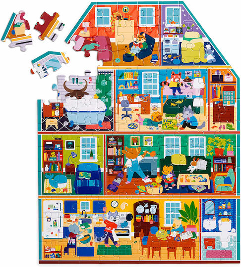 Kids Puzzle My House for 3+ years+ Years 100pcs Mudpuppy