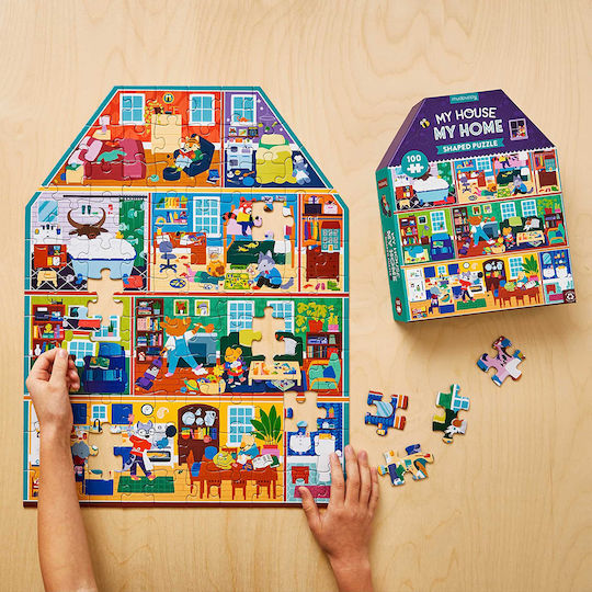 Kids Puzzle My House for 3+ years+ Years 100pcs Mudpuppy
