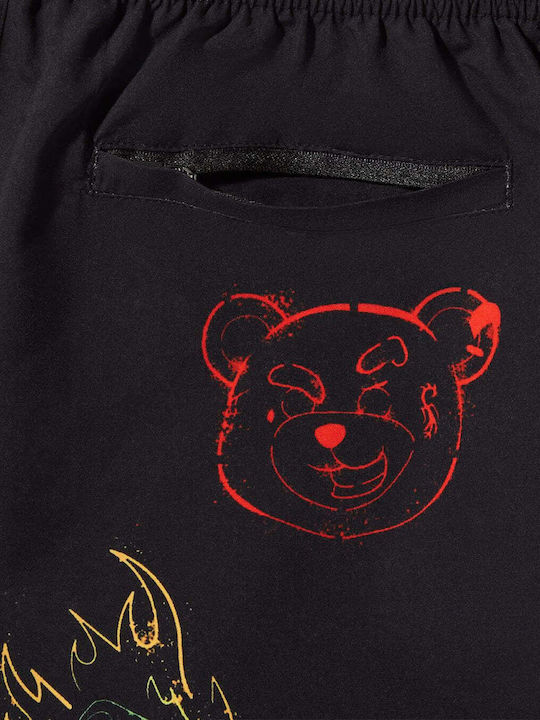 Stencils Men's Swimwear Shorts Black