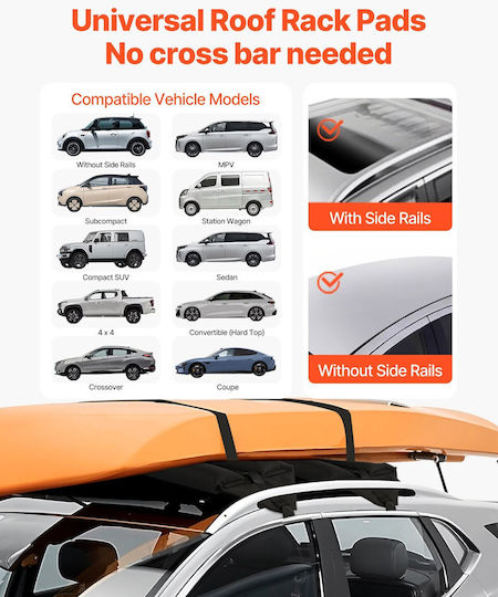 Vevor Kayak Transport Bases for Car Roof Rack
