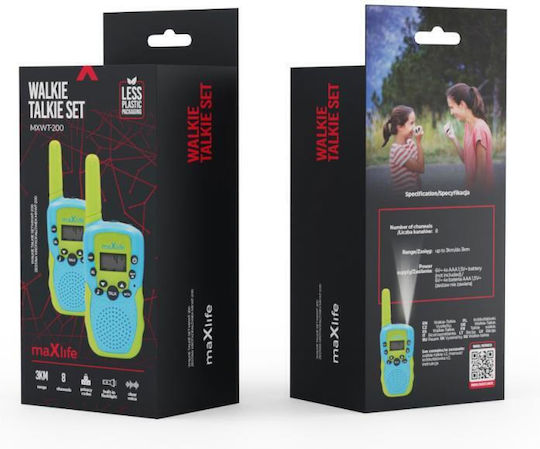 Maxlife Kids' Walkie Talkies For 3+ Years 2pcs