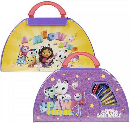 Gabby's Dollhouse 50-Piece Coloring and Painting Set