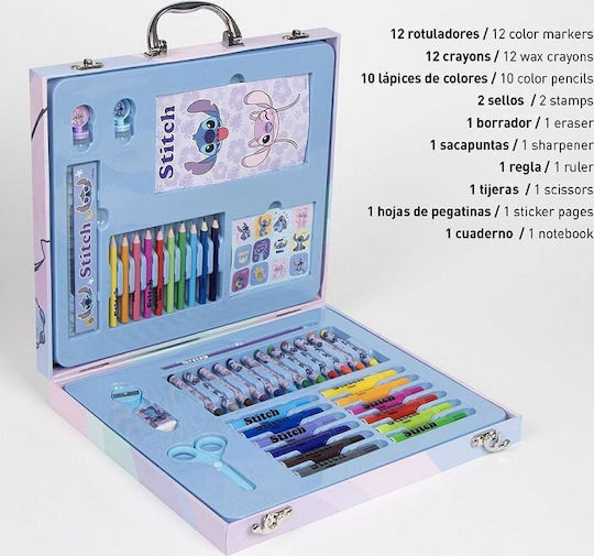 Cerda Stitch Σετ Ζωγραφικής σε Βαλιτσάκι 31x28cm 42τμχ