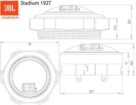 JBL Tweeter Auto Rotund Stadium 192t 93dB