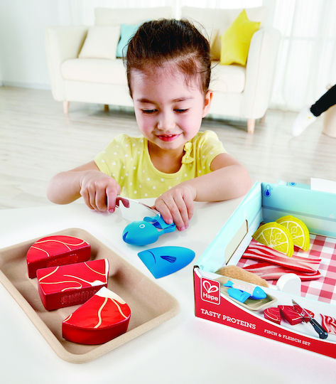 Hape Tasty Proteins Made of Wood for Ages 3+ 9pcs