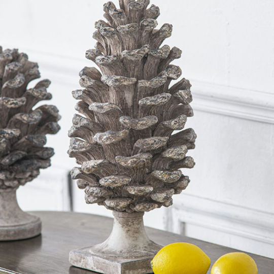 Christmas Decorative Plastic Tree Cone 18cm Green