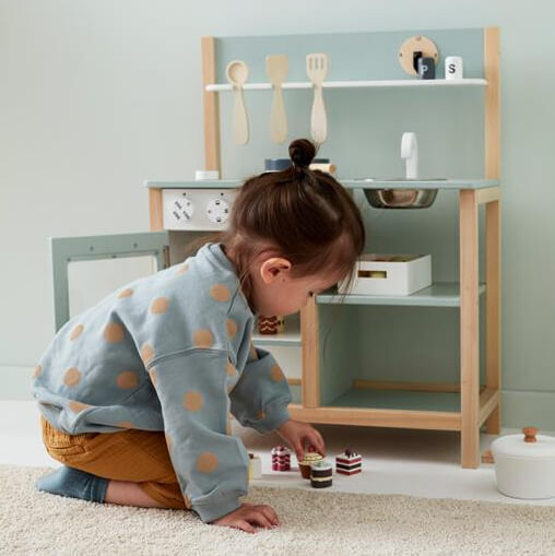 Kids Concept Bucătărie Din Lemn Pentru Copii 3+ Ani 75 Cm