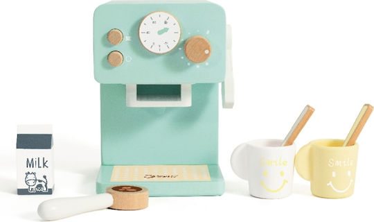 Classic World Holz-Kaffeemaschine Für Kinder Ab 3 Jahren 15,8 cm 7 Stück