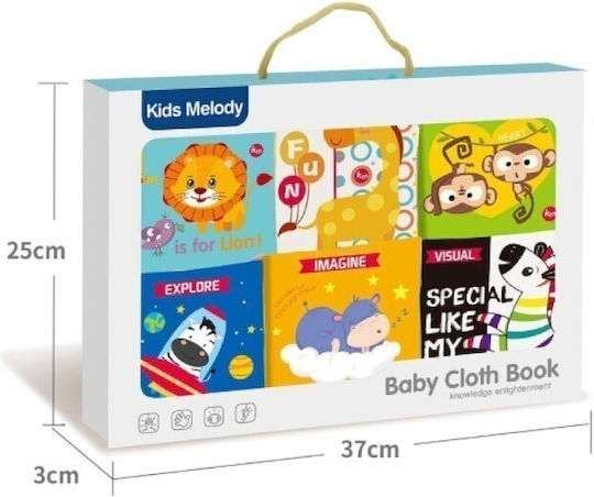 Trademarkt Activity Book Case With Books made of Fabric for 12++ Months