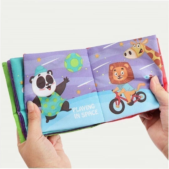 Trademarkt Activity Book Case With Books made of Fabric for 12++ Months