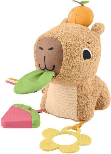 Fisher Price Capybara Animal Fabric with Sounds for 3+ Months