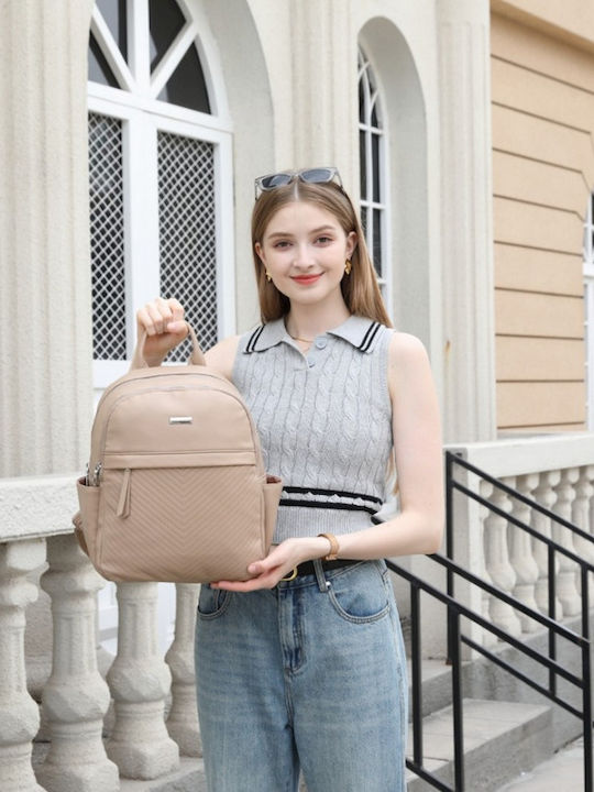 Damentasche Rucksack Khaki