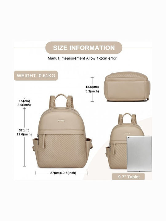 Damentasche Rucksack Khaki