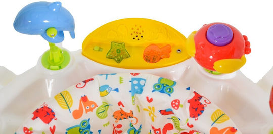 Moni Baby Jumper Vista Cu Muzică Lumină Și Sunete Pentru 6+ Luni
