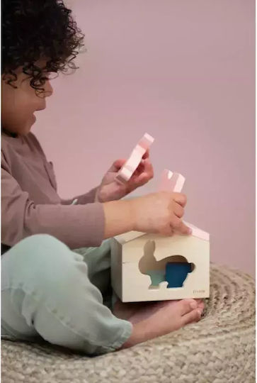 Trixie Shape Sorting Toy House Mrs. Rabbit made of Wood for 18++ Months