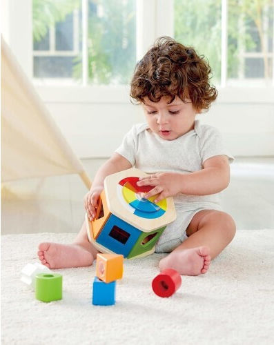 Hape Παιχνίδι Ταξινόμησης Σχημάτων Early Explorer από Ξύλο με Μουσική για 12+ Μηνών