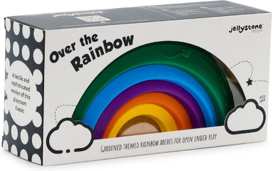 Jellystone Stapelspielzeug aus Silikon Über dem Regenbogen