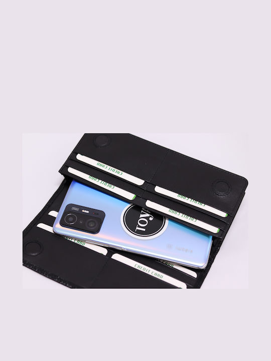Small Leather Women's Wallet Classic Black