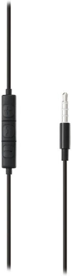Streetz E130 Earbuds Handsfree Ακουστικά με Βύσμα 3.5mm Μαύρο