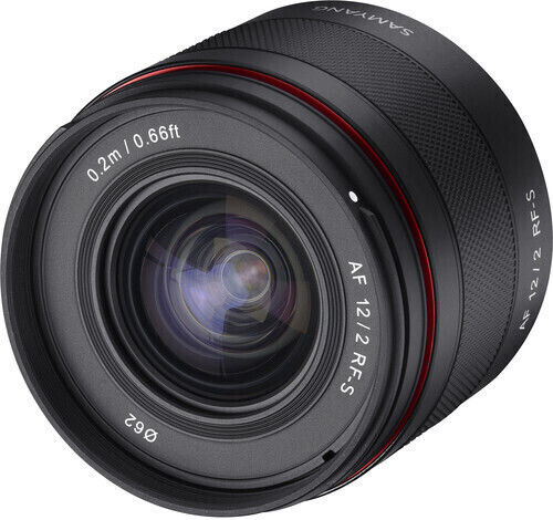 Samyang Crop Camera Lens F/2.0 Fixed for Canon RF Mount Black