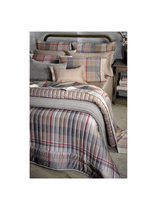 Down Town Home 865 Brady Pillowcase Set with Envelope Cover Multicolour 52x75cm.