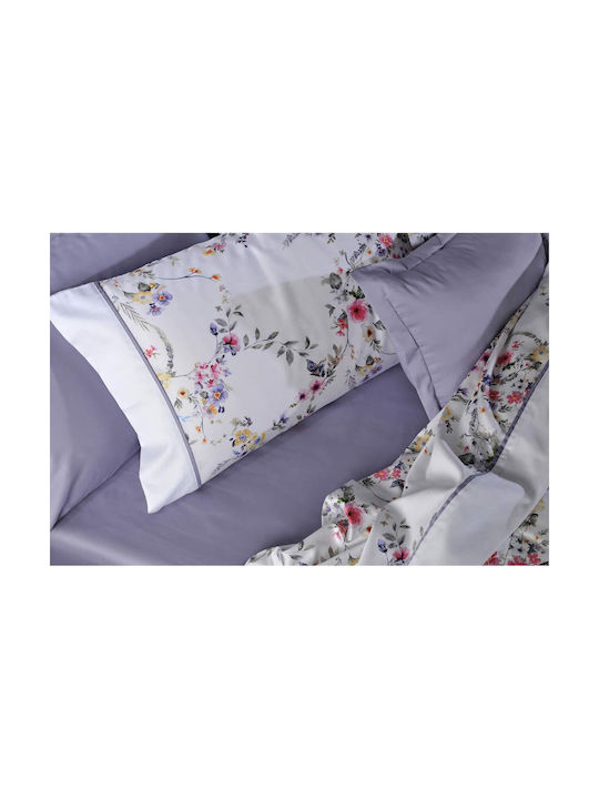 Down Town Home 842 Rania Pillowcase Set Oxford Multicolour 52x75cm.