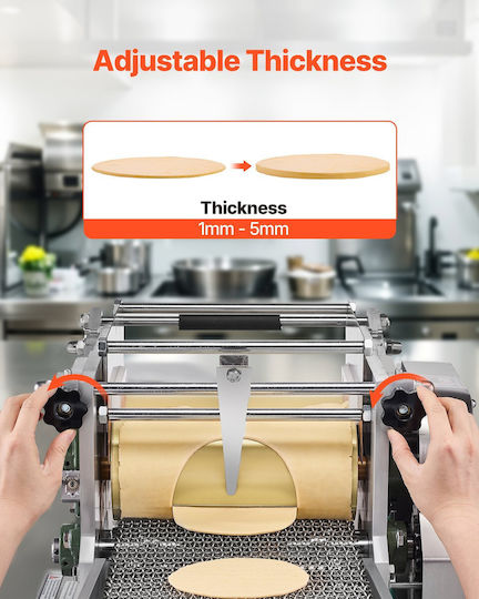 Vevor Μηχανή Επεξεργασίας Ζύμης 0.25kW