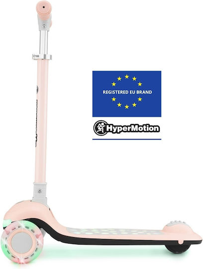HyperMotion Παιδικό Πατίνι Αναδιπλούμενο Τρίτροχο με Κάθισμα για 12 Μηνών Ροζ