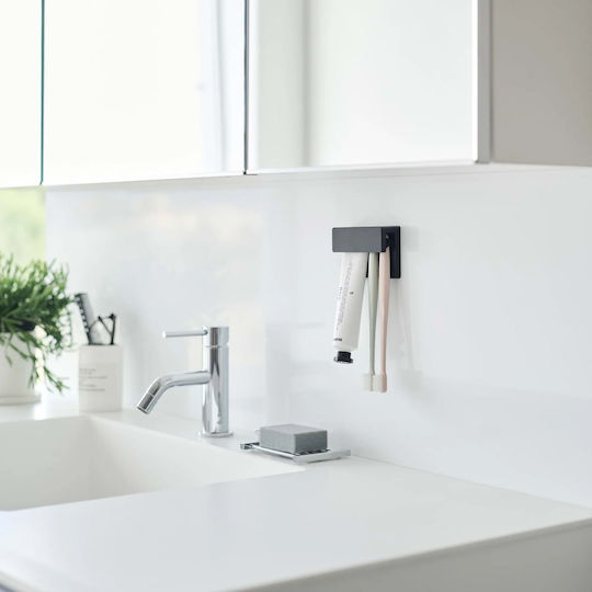 Yamazaki Toothbrush Support Base Wallpaper Plastic Black