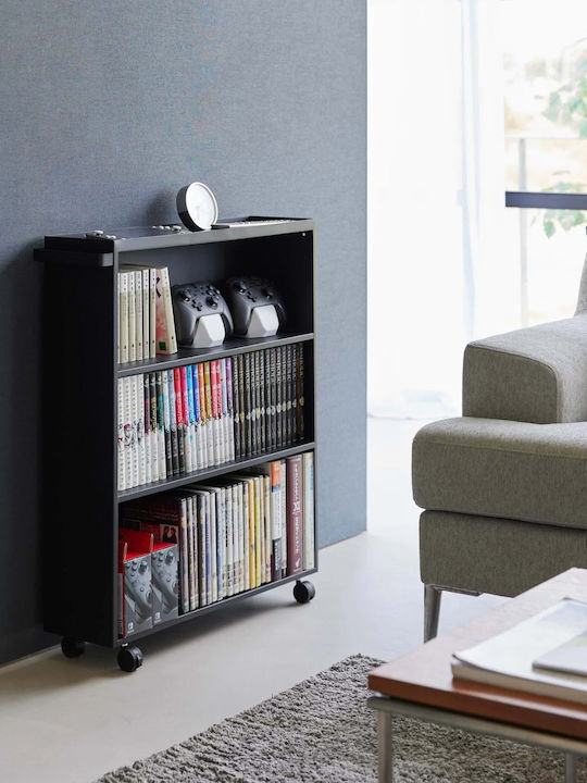 Black Tower Bookcase 59x15.6x70cm