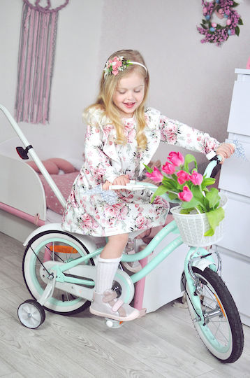 16-inch Heart Bike Girls Mint Green