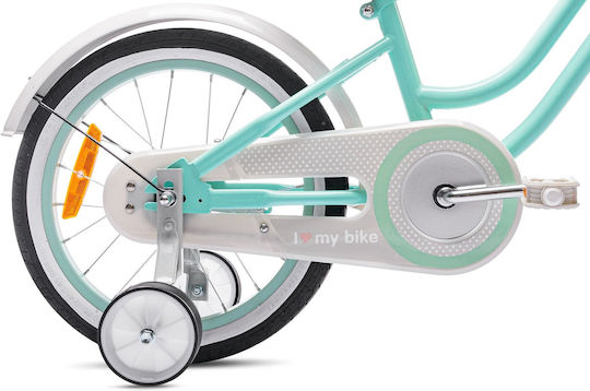 16-inch Heart Bike Girls Mint Green