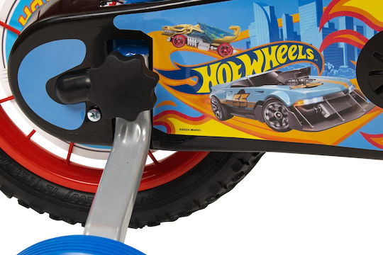 Hot Wheels 12" Kids Bicycle BMX Blue
