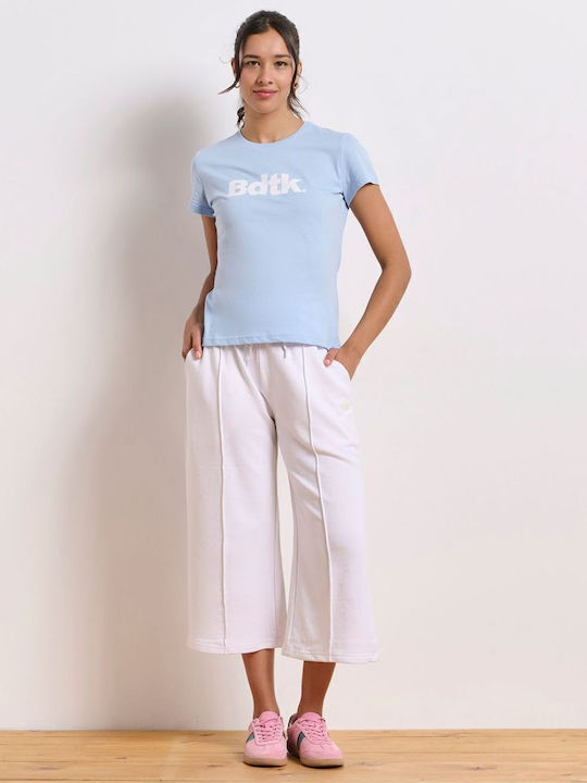 High Waist Sweatpants White