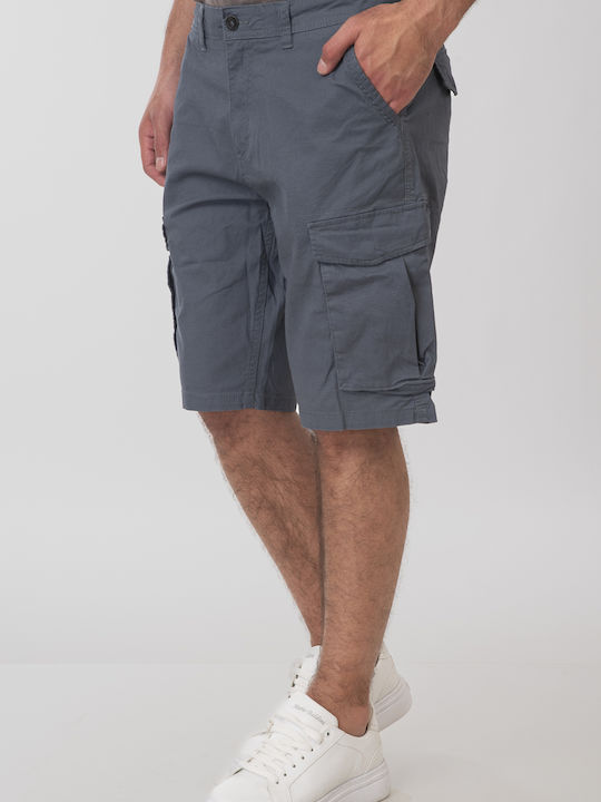 Ανδρική Βερμούδα Cargo Stone Blue