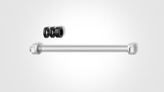 Tacx Accesorii antrenor de bicicletă Ax cu antrenament E-Thru pentru antrenor clasic de 10 mm