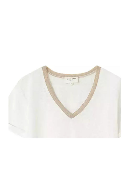 Γυναικείο T-shirt Beige