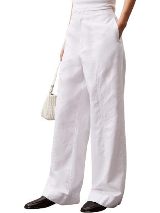 Damen Stoff Hose White