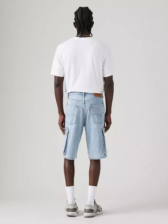 Herrenshorts Cargo Light Indigo